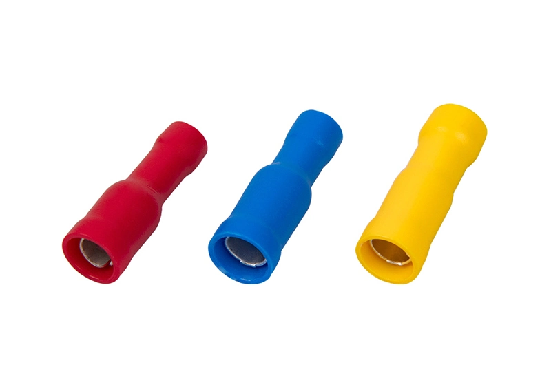 Frd Series Red Blue Yellow Full/Fully Socket PVC Insulation Female Socket Bullet Shaped Wire Terminal