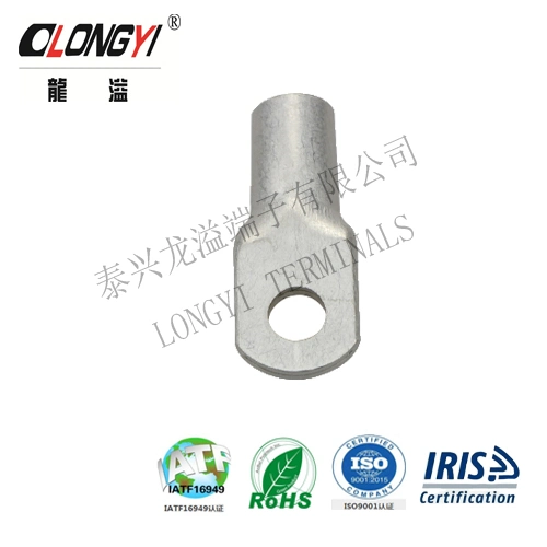 Longyi Good Corrosion Resistance Electro Tin Plated Copper Non-Insulated Copper Lugs Type Terminal Wire Connector Copper Lugs T50-10