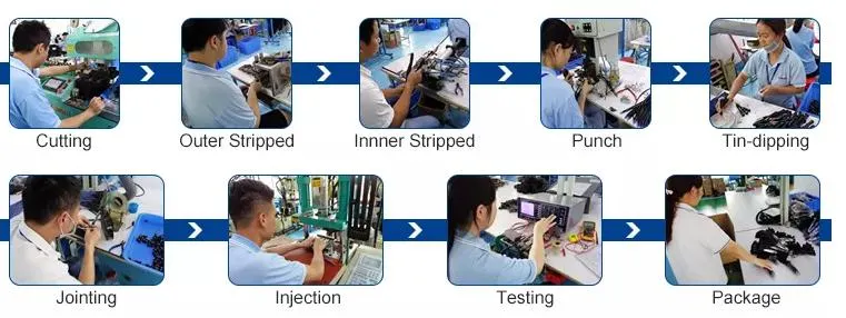 Solder Terminal Panel Mount Male Female Plug M12 2pin 3pin 4pin 5pin 6pin 7pin 8pin LED Grow Light Panel Wiring IP68 Plastic Connector