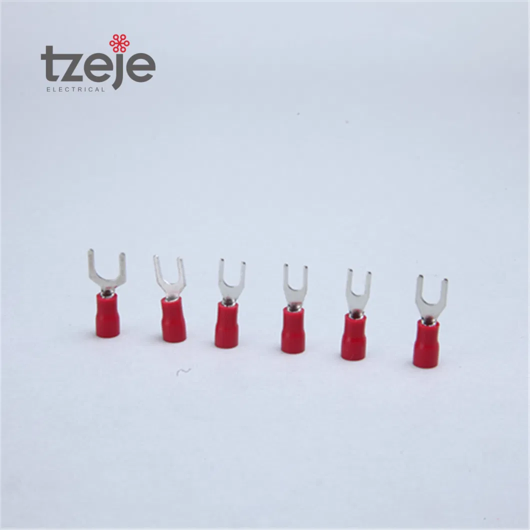 Made in China High Quality Insulated Terminals Sv Type Spade Fork Terminal Lug