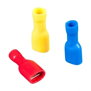 Fdfd2-250 Female Insulated Electrical Crimp Terminal for 1.5-2.5mm2 Wring Connectors Spade Blue Cable Wire Connector