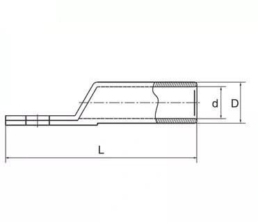 G Type Electrical Tube Copper Connecting Terminal Lug