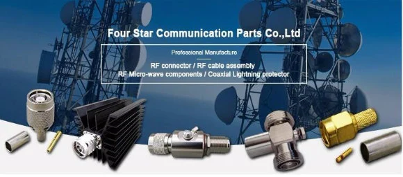 Electrical Waterproof Female 2 Holes Flange SMA RF Coaxial Connector Terminals with Insulator and Pin