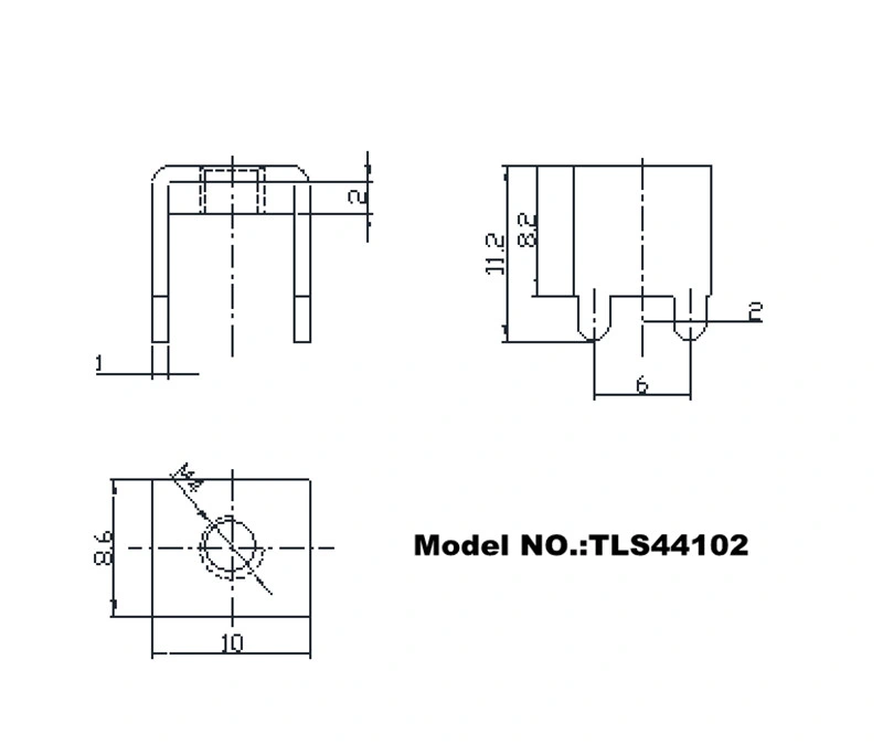 Welding Tab Terminal M4 Pure Copper Tinned Soldering Terminal Four Pins PCB Wire Connector Screw Terminal