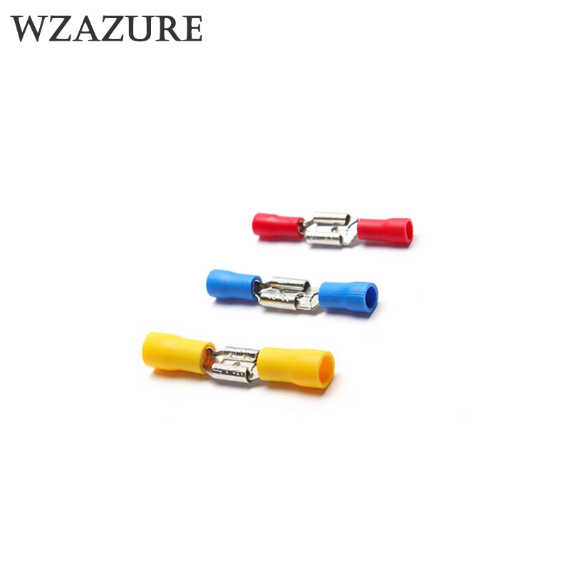 Male and Female Terminal Blocks Flat Connector Cable Lugs for Copper Conductor PVC Plastic Ring End