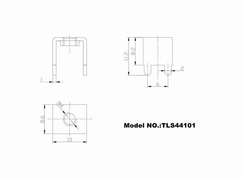 Soldering Terminal M4 Tin Plated Pure Copper Tinned Screw Terminal Four Pin PCB Wire Connector Welding Tab Terminal