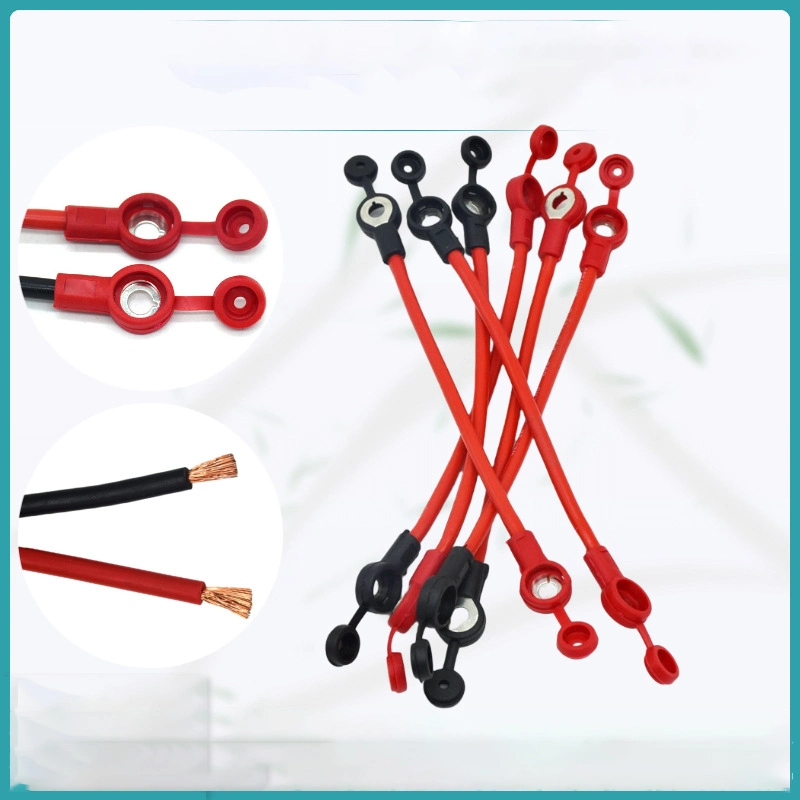 Single Leg Double Leg Pot Cover Terminal 5c Single Leg Ground Ring Battery Harness Injection Molding Terminal 4/6/10/25/50mm2 Nsulated Intercell Connectors