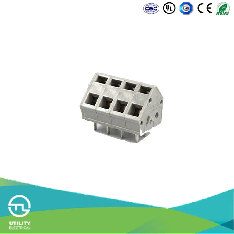 5mm 26-12AWG Mount PCB Screw Plastic Terminal Block Connector