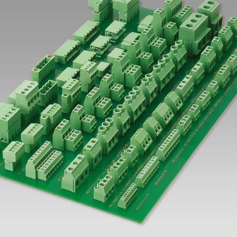 European Pluggable Terminal Blocks PCB Terminal Blocks Male Plug MB1.5hvf3.81