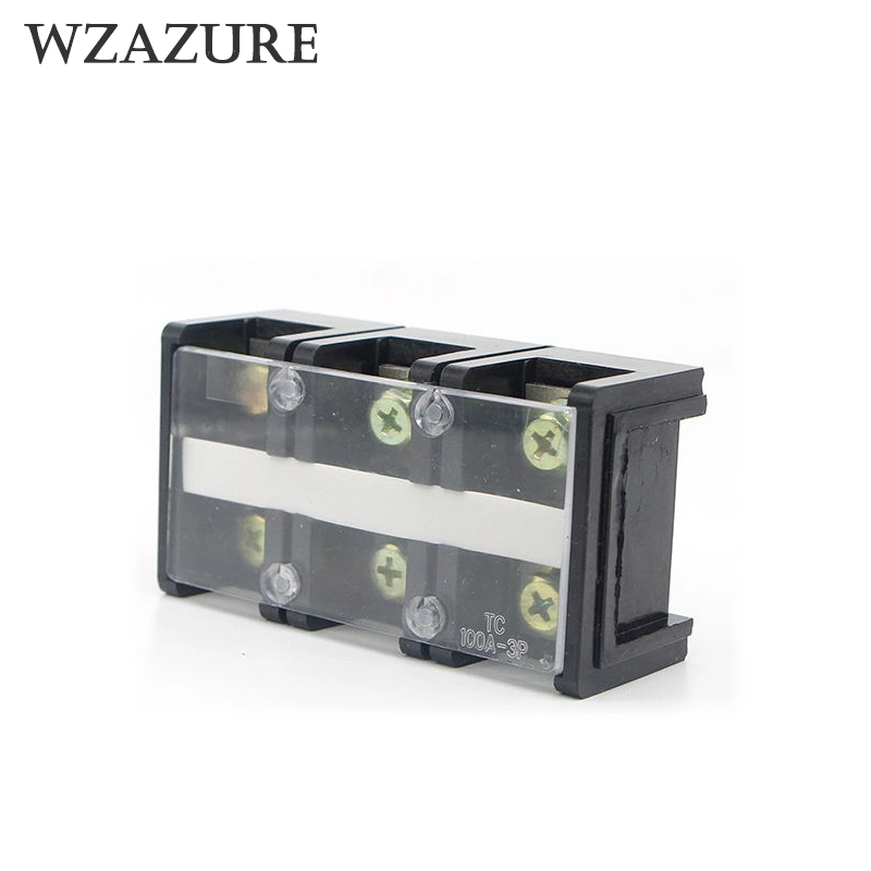Tc PCB Barrier Strip Fixed Type Terminal Blocks Screw Mounted DIN Rail 2.5mm Splitter Connector