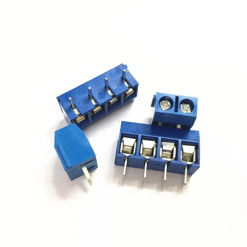 5.0mm Pitch 2p-4p Screw Type PCB Connectors Terminal Blocks