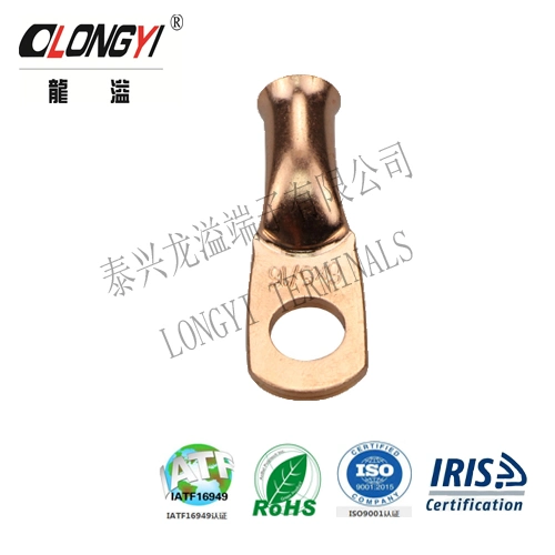 Copper Cable Lug Electrical Crimp Connector Eyelet Terminal