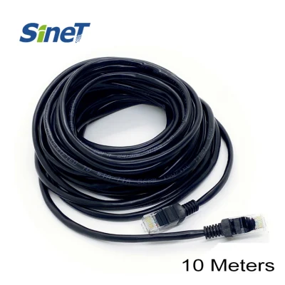 Waterproof Outdoor Cat5e RJ45 Network LAN Cable Exterior Patch Cord 5m/10m/15m/20m/30m for IP Camera