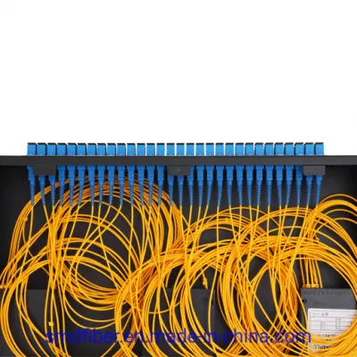 Fiber Optic Patch Panel 19′′ 1u ODF Rack 24 48 96 144 Port Optical Distribution Frame Distribution Terminal Box