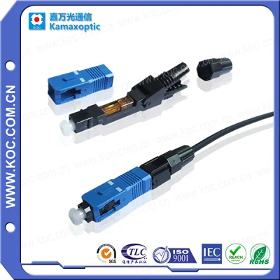 Sc Optical Fiber Fast Connector for FTTH Connection