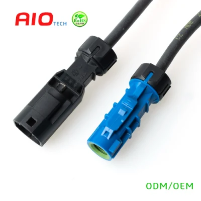 Wire Harness Factory Custom Automotive 4pin Waterproof Coaxial Wire Connector Hsd Lvds Data Cable for Radio Antenna