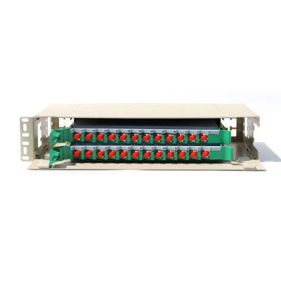 Kolorapus Outdoor 12 Cores Wall Mount Fiber Optic Distribution Box Patch Panel Frame ODF for FTTX FTTH Network System