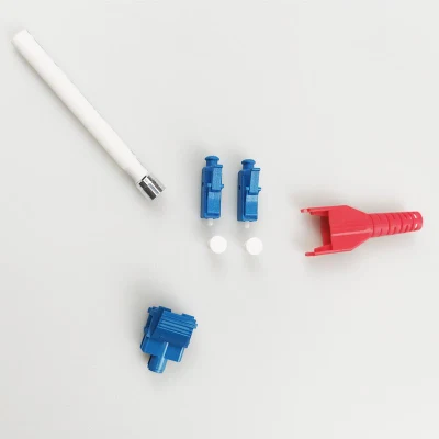 Factory Price Fiber Optic Connector Components LC Upc Sm Dx Connector Parts Fiber Optic Connector