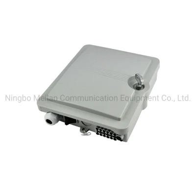 8 Core PLC Type ABS Outdoor Small Fiber Optic Junction Box with 1X8 PLC Splitter