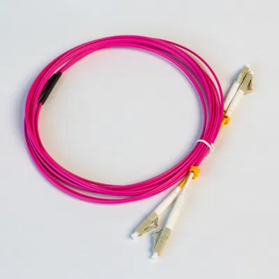Fiber Optic Patch Cord mm Jumper Om4 Optical Fiber Cable LC/MPO Connector