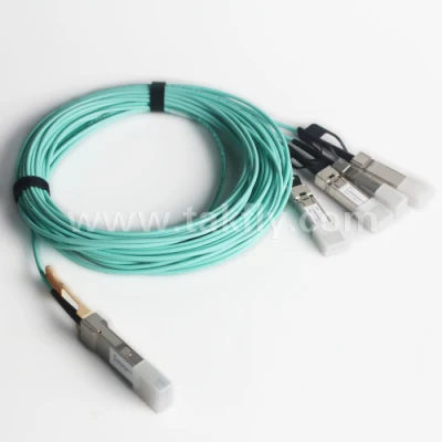 100g Qsfp28 to 4X25g SFP28 Breakout Active Optical Cable