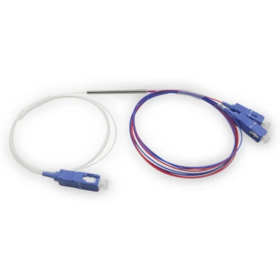 Optic Fiber Fbt Splitter with Connector Sc APC 1X2 Fiber Coupler 95/5 90/10 85/15 80/20 75/25 70/30 50/50