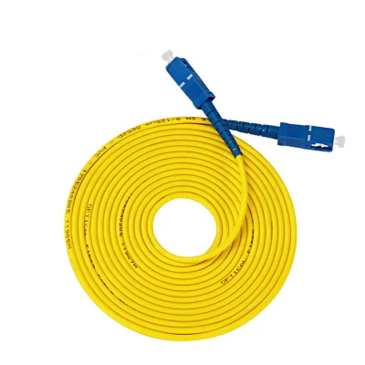 30meters 100FT Sc to Sc Fiber Optic Cable Jumper Simplex Single Mode 9/125 Sc-Sc Optical Patch Cord