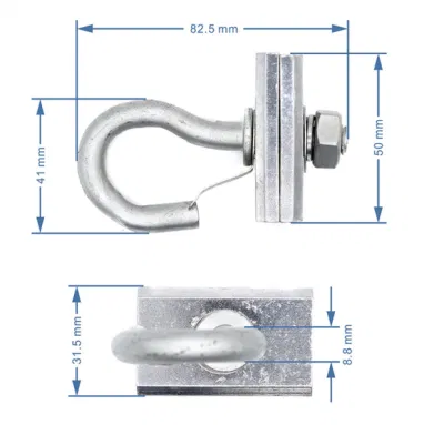 C Type Draw Hook with Wall Mounted