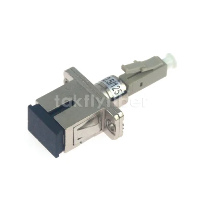 Factory Supply Multimode LC Male to Sc Female Metal Fiber Optic Adapter
