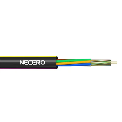 Necero 20 Fiber Optic Cables Factories Wholesale Single Mode Outdoor 2 4 6 8 10 12 Core GYFTY Fibre Optical Internet Cable