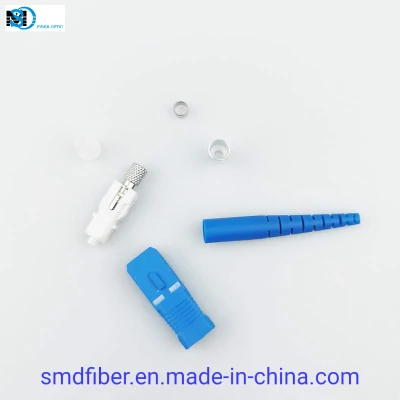 Single-Mode Simplex Fiber Optic Quick Connector Kits Sc/Upc