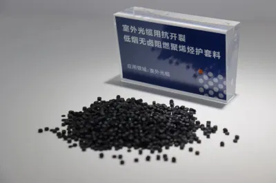 High Quality Flame Retardant Virgin Recycled Polyolefin Compound Plastic Pellet for Fiber Cable Jacket