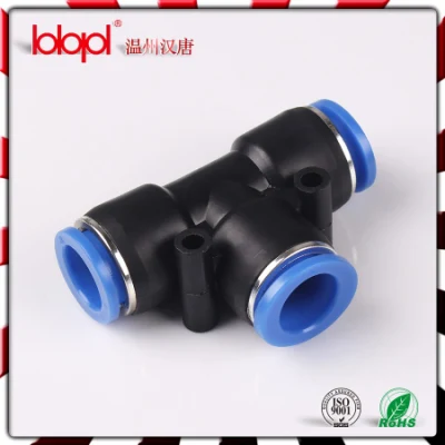 Fittings Automatic Straight, PU Connector, Plastic Material and Union Type Straight Connector