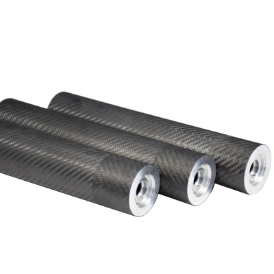 Strength 3K Screwed Thread Carbon Fiber Roller /Carbon Fiber Tube /Carbon Fiber Tube Connectors