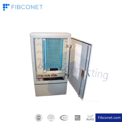 Outdoor FTTH Waterproof Optical Fiber Cross Connect Cabinet
