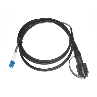 Telecommunication Equipment IP67 Waterproof Connector Odva LC Fiber Optic Patch Cord