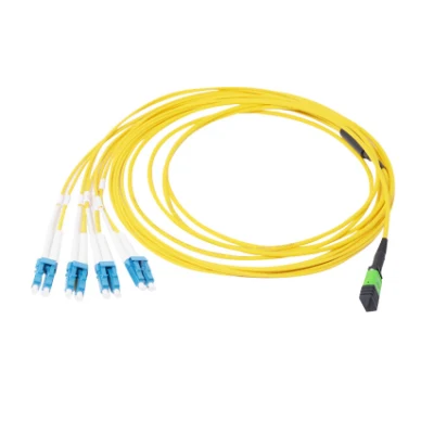 G652D G657A FTTH Fanout Cable 12 Core 24 Core Fiber Optic Branch Cable with Sc FC LC Pigtail Breakout Patch Cord