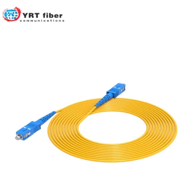 Indoor Single Mode Fiber Optic LC/Sc/St/FC Connector Patch Cord