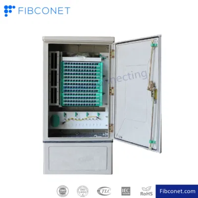 FTTH Splice Optical Outdoor ODF Fiber Optic Cross Connect Cabinet for Outdoor