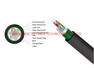 Optical Fiber Cable Single Mode, Multi Mode Armored Outdoor PE Backet