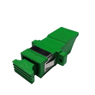 Fiber Optic Adapter Outer Shutter Adapter Sc APC Sx Simplex with Flange