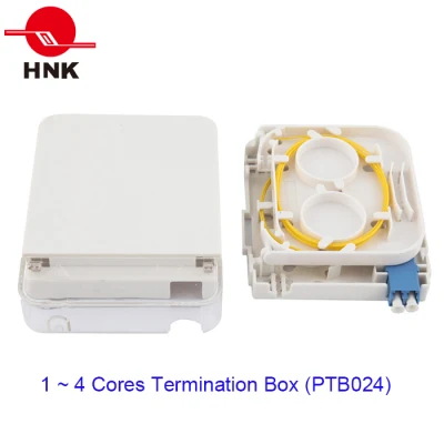 1 Ports Fiber Optic Cable Termination Box with Transparent Cover