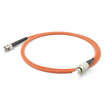St-to-FC Simplex Om1 Multimode 2.0mm Fiber Optic Patch Cable, 3m