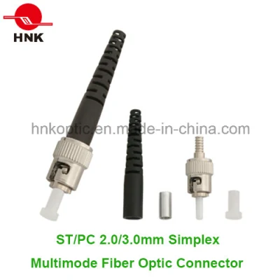 St PC 2.0mm Simplex Multimode Fiber Optic Connector