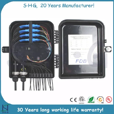 Factory Price Lifetime Warranty 8/12/16/24 Port FTTX Fiber Optical Terminal/Distribution Box (FDB-16A)