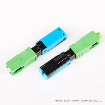 FTTH Sc APC/Upc Field Assembly Quick Connector Sc APC Fiber Optic/Optical Connector Fast Connector for Fiber Optical Cable