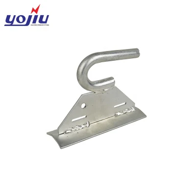 Hot-DIP Galvanized Metal Clamp for Anchor Hook and Cable Pole