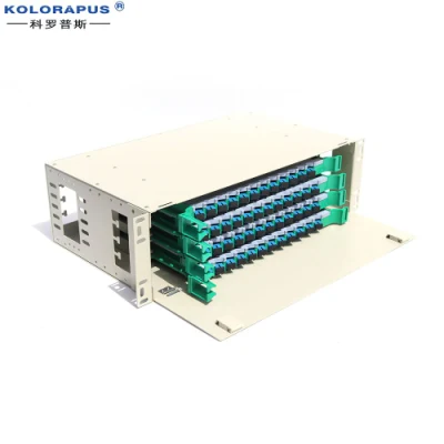 ODF 48 Ports Sc Fiber Optic Distribution Frame Distribution Patch Panel