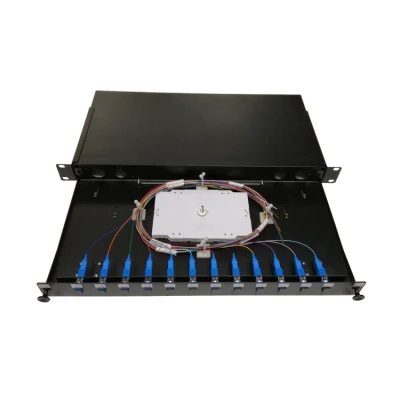 19 Inch Rack Mounted Slidable Fiber Optic Patch Panel