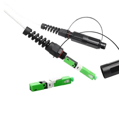 Reinforced Optic Fiber Patch Cord with Waterproof Connector Compatible Optitap Sc Connector